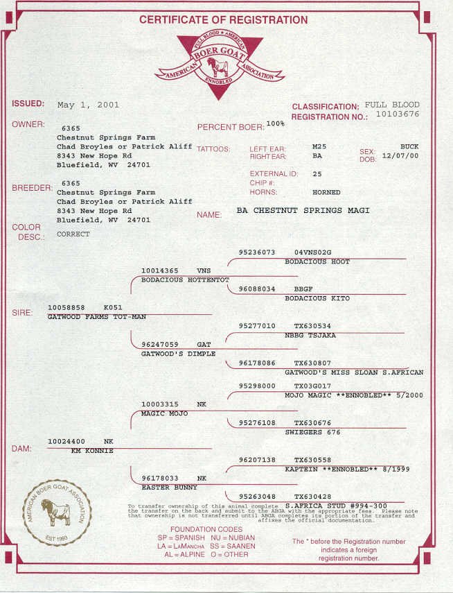 pedigree
